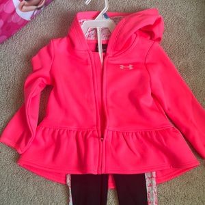 Under Armour Girls sweat outfit ! New With Tags!